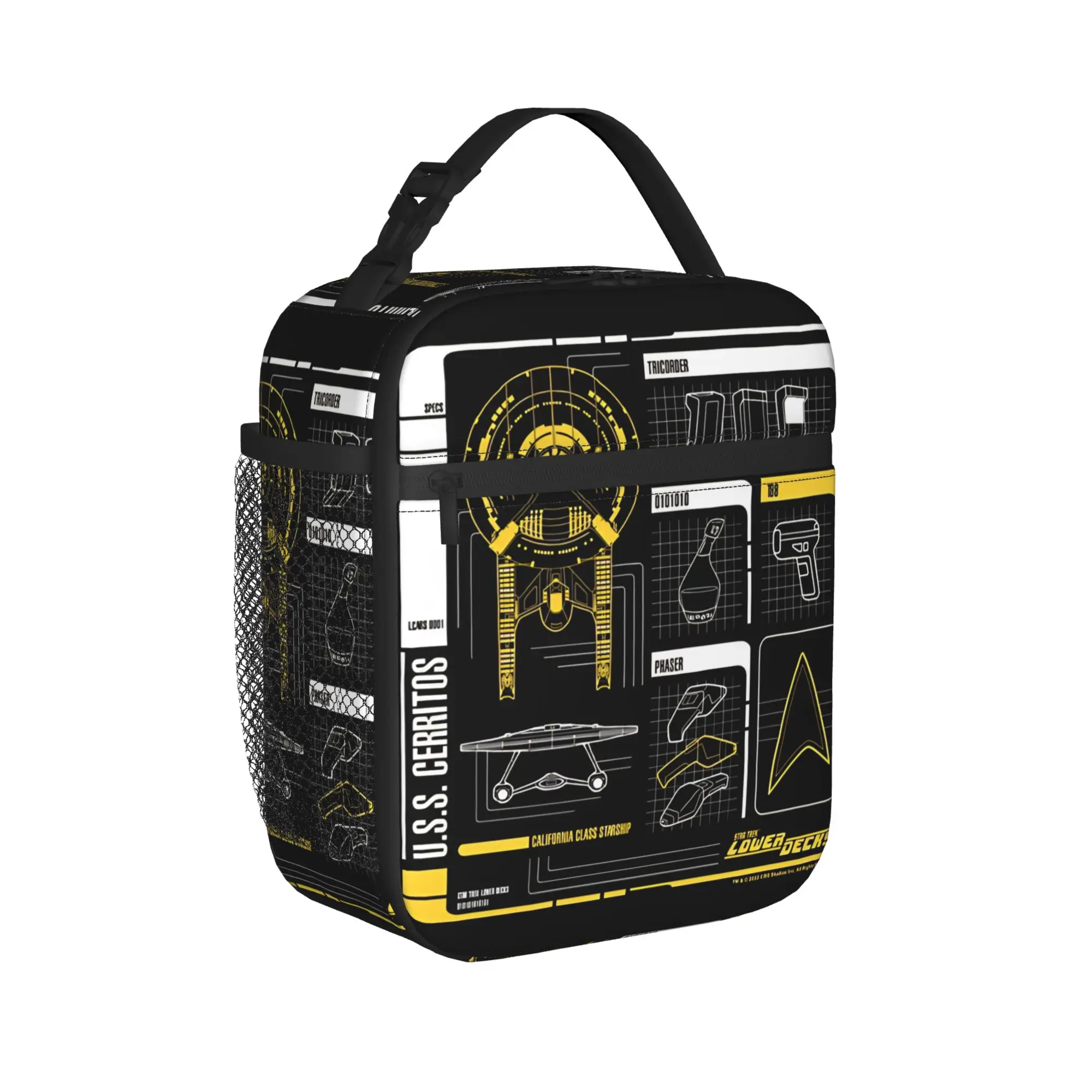 Stars Treks Lunch Bag Fashion Outdoor Picnic Lunch Box Print Portable Zipper Tote Food Bags