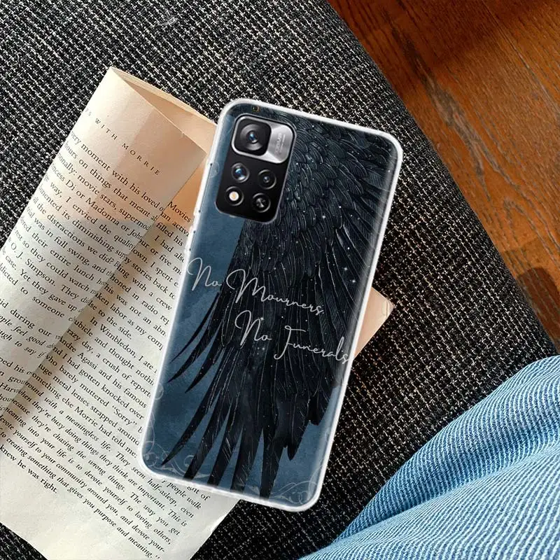 Six Of Crows Quotes Phone Case For Xiaomi X3 X4 F4 GT NFC X5 X6 Pro 5G M3 M4 M5 M5S Mi F6 F5 F3 F2 F1 Cover Soft TPU C