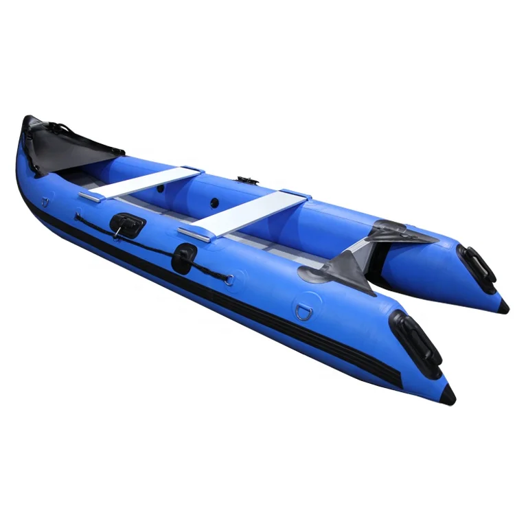 تخصيص عالية الجودة قوارب الكاياك القابلة للنفخ 370 12ft قارب الصيد PVC 0.9T 1.2T Camou