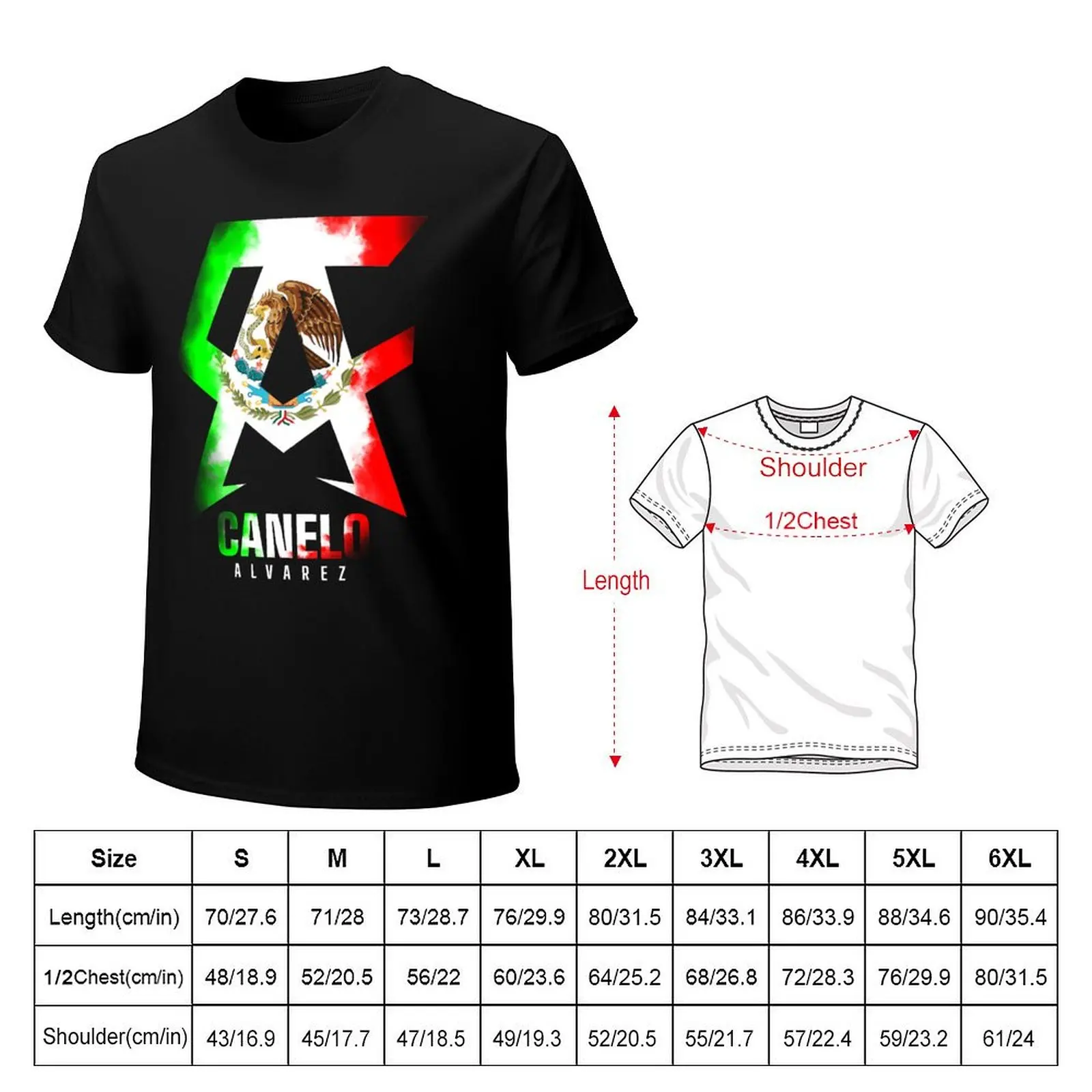 Canelo Alvarez T-Shirt quick drying graphic t shirts plus size men clothing