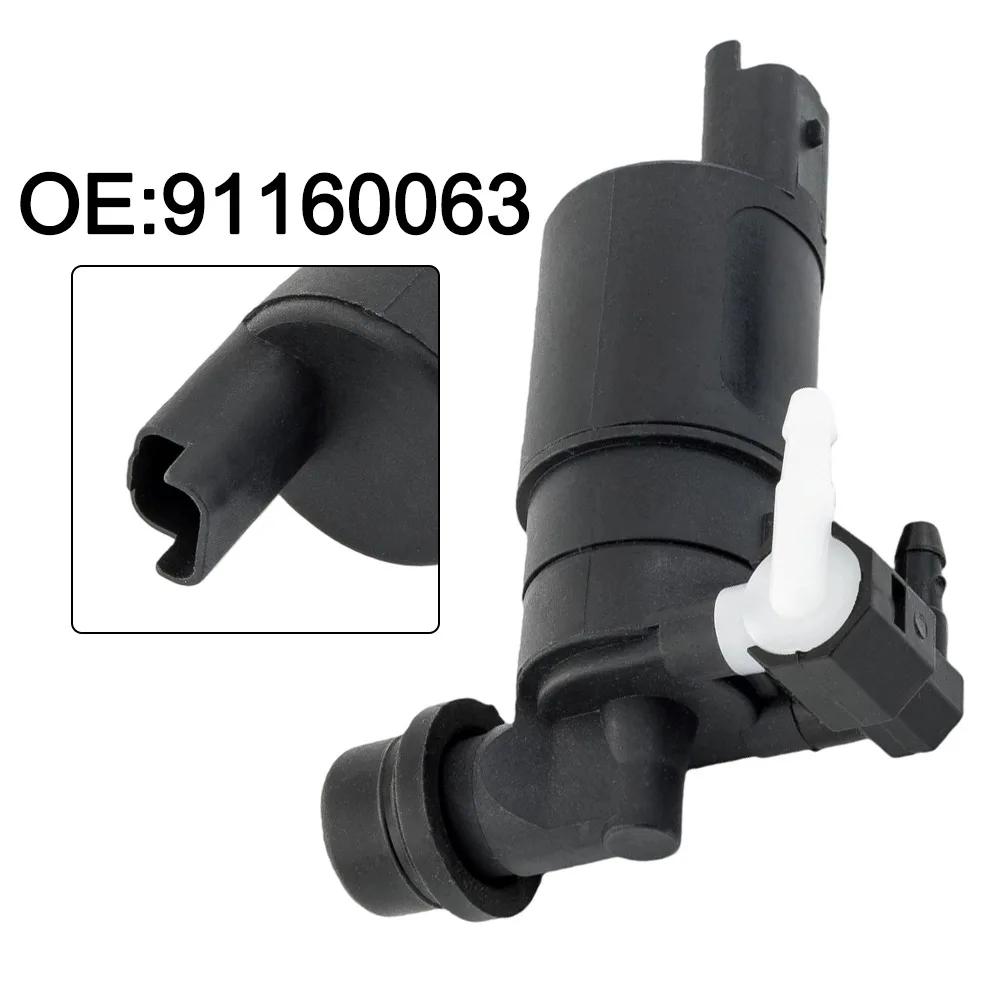 Washer Pump for For 407 For SW For Estate 2004-2010 Front Windscreen Replacement ABS Unit Matches 91160063 OE Spec