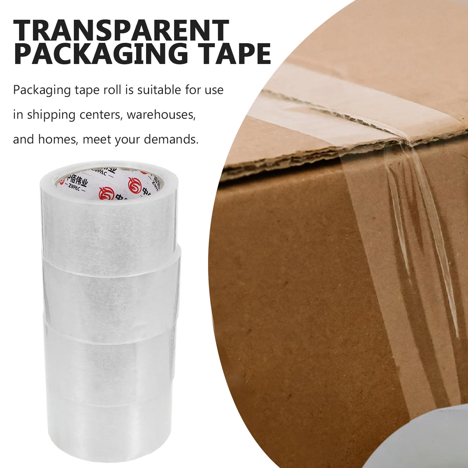 Wikkeltape Afdichtingsdozen Verpakking Waterbestendig Transparant Multifunctioneel doos