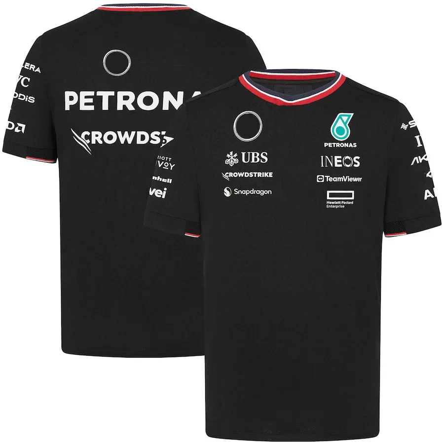 New Hot Selling F1 Williams Team Extreme Sports Casual T-shirt For Summer 2024, Quick Drying Breathable Short Sleeved Top