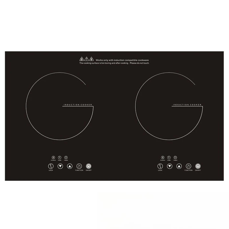 Double head and two eyes Double stove Household induction cooker Electric ceramic cooker High power embedded combination stove