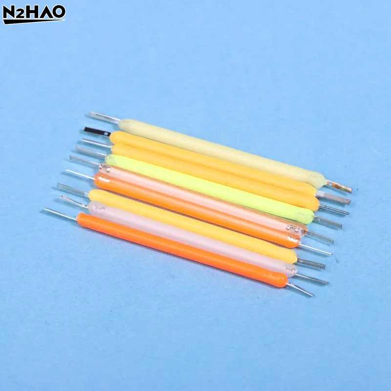 

10 шт. силиконовых светодиодных лампочек Эдисона, 38 мм, 3 В постоянного тока, светодиодные элементы для ламп накаливания, аксессуары для праздничного освещения, DIY