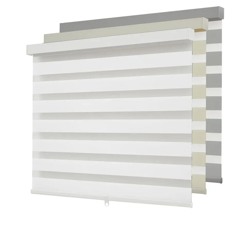 

Жалюзи-зебра для окон, рулонные шторы-зебра FreeStop, светопропускающие жалюзи для внутренних окон с улучшенной кассетой, с механизмом спуска.