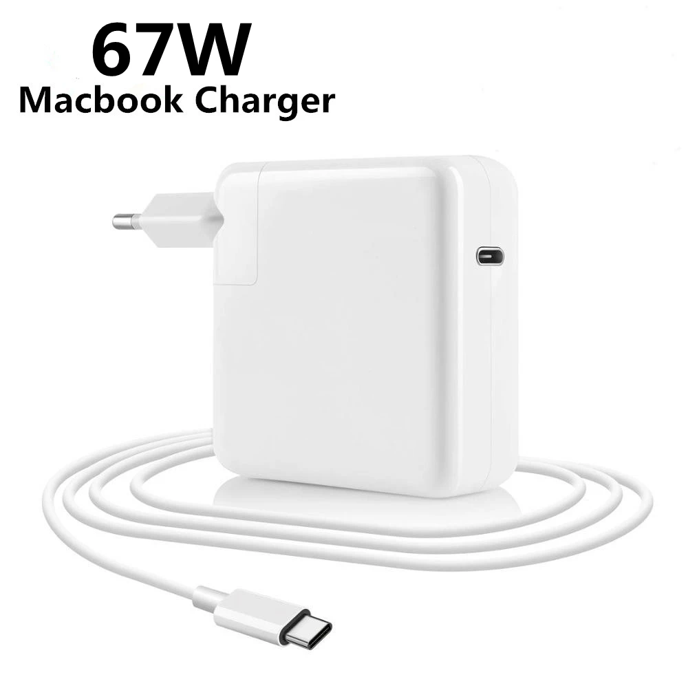 Original 67W Fast Charging PD USB-C Type C Power Adapter Laptop Notebook Charger For Macbook Pro 13 14 M2 A2452 A2338 A2779