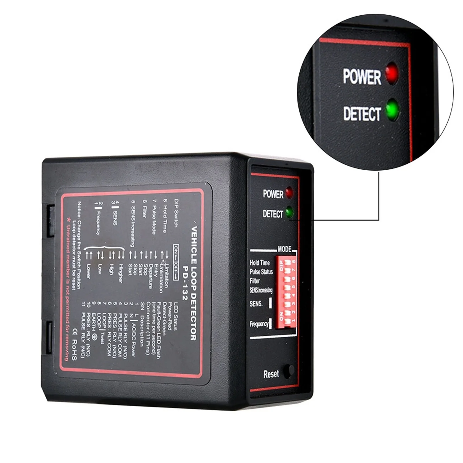 Sistema automático inteligente do detector do laço do veículo do abridor da barreira ZK30