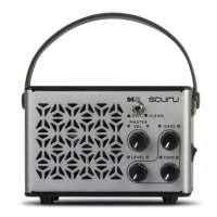 Caline Scuru S4 Guitar Mini Amp 10W Rechargeable Bluetooth Guitar Amplifer Combo for Desktop Practice