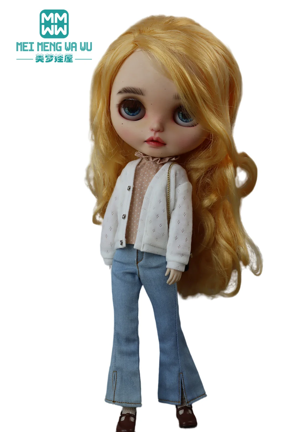 

Одежда для кукол Blyth, стильный кардиган ярких цветов для OB23 OB24, аксессуары для кукол Azone