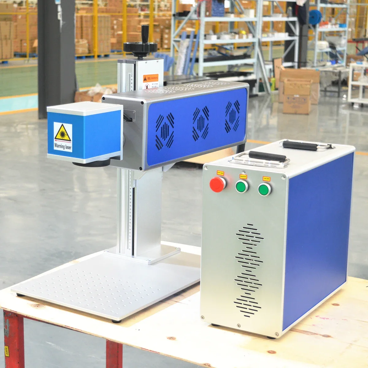 JPT 30w حفارة الألياف مع اللون / Raycus 50W آلة وسم الألياف 30w / 100W