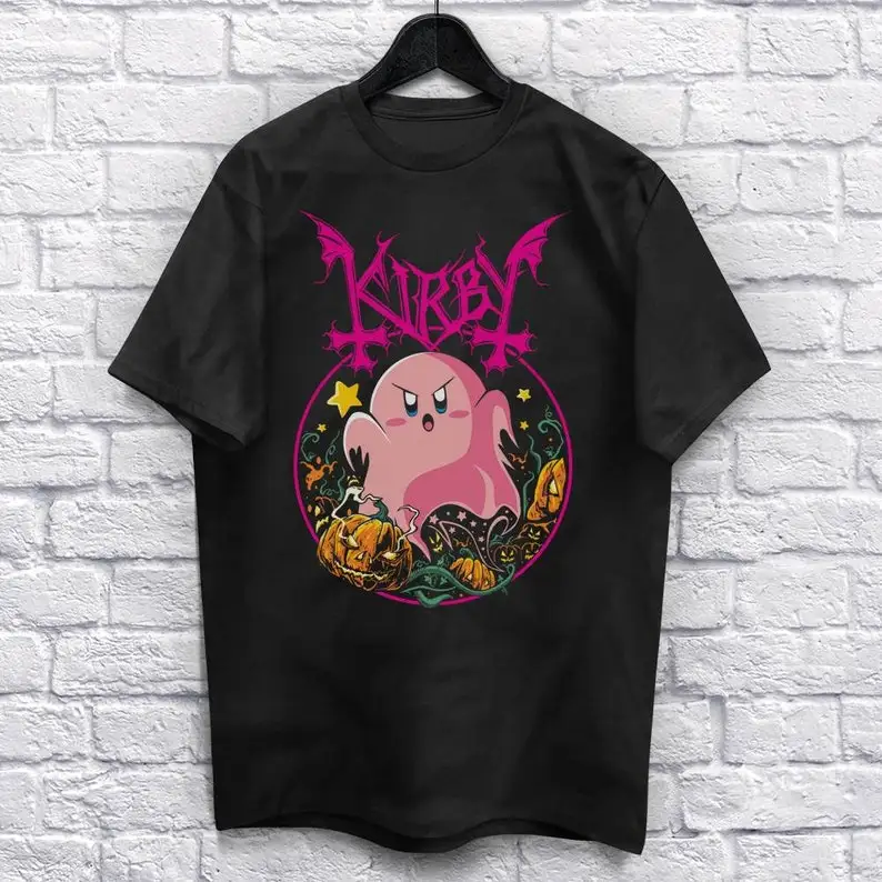 

Pink Ghost T-Shirt Unisex (For Men and Women) Funny Cute Shirt Heavy Metal Shirts