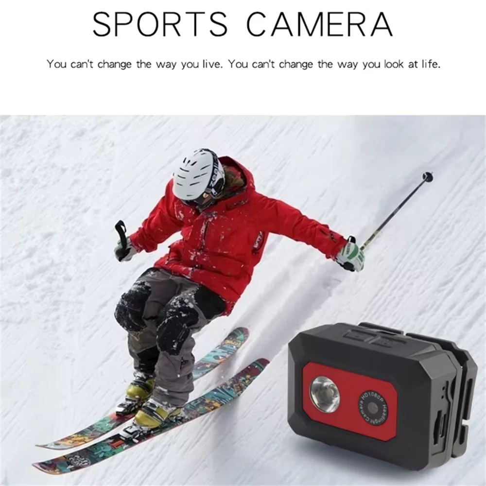 F18 Action Camera HD Head Mounted Outdoor Sports DV Camera Kelima Exploring Working Recording Camera Suitable for Outdoor Use