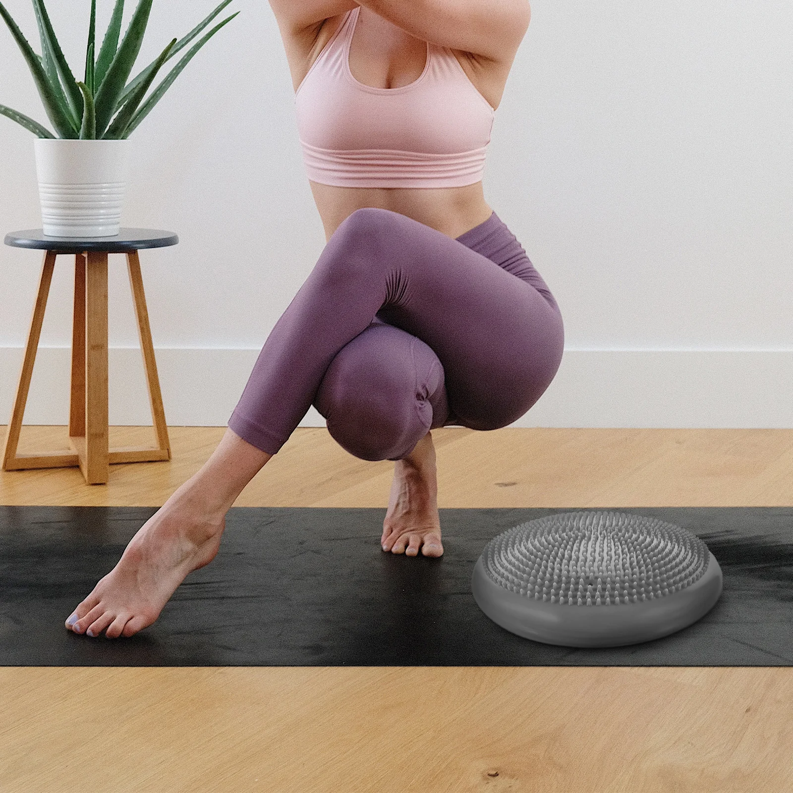 

13 Inch Inflated Balance Disc Thick Core Stability Cushion For Adults Exercise Posture Correction Back