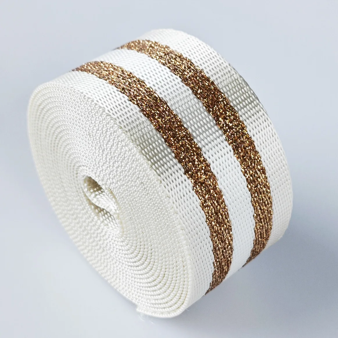 3 Yard 1,5 inch/3,80 cm Lurex Strip Jacquard Nylon Webbing Band voor Handtas DIY knutselen