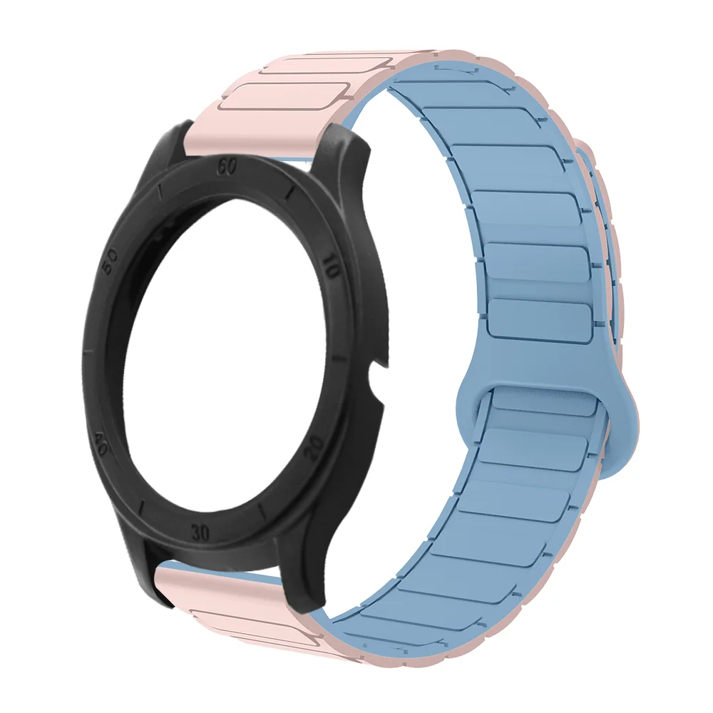 

Quick Release Silicone Magnetic Band+Soft Protective Case For Huawei Watch GT Cyber Bracelet Armor Style Sport Strap Men Women
