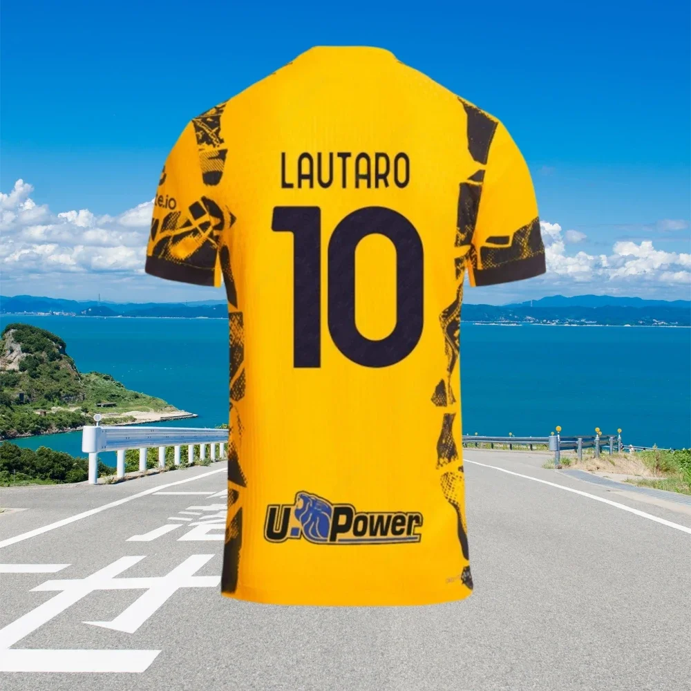 

2025 New Italian Football Lautaro No. 10 Men Summer Football Sports T-Shirt Third Set Football Match Jersey Special Jersey Kit