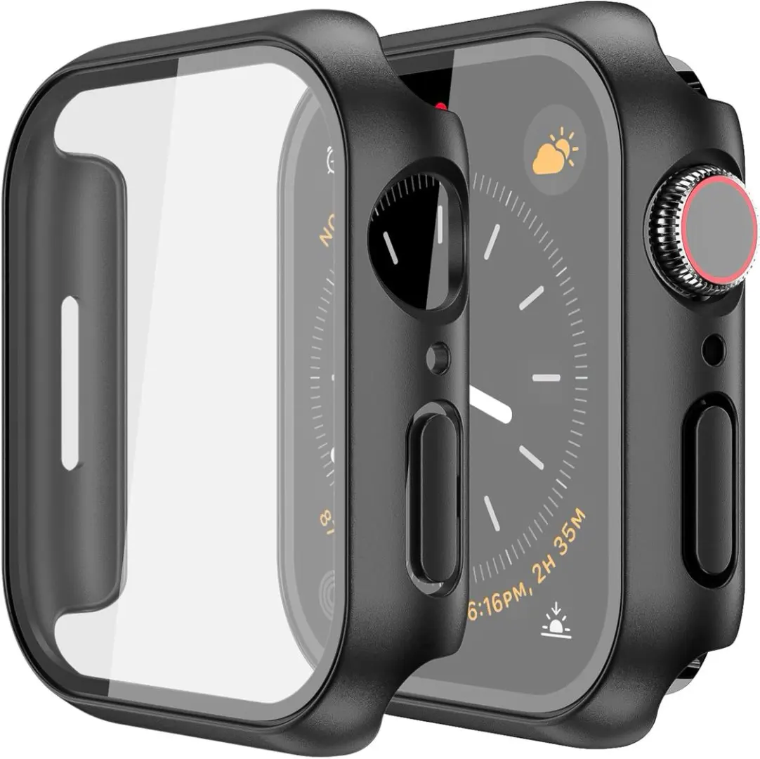 Ультратонкий жесткий чехол из закаленного стекла для ПК, защитная пленка для экрана Apple Watch Series 10, 42 мм, 46 мм