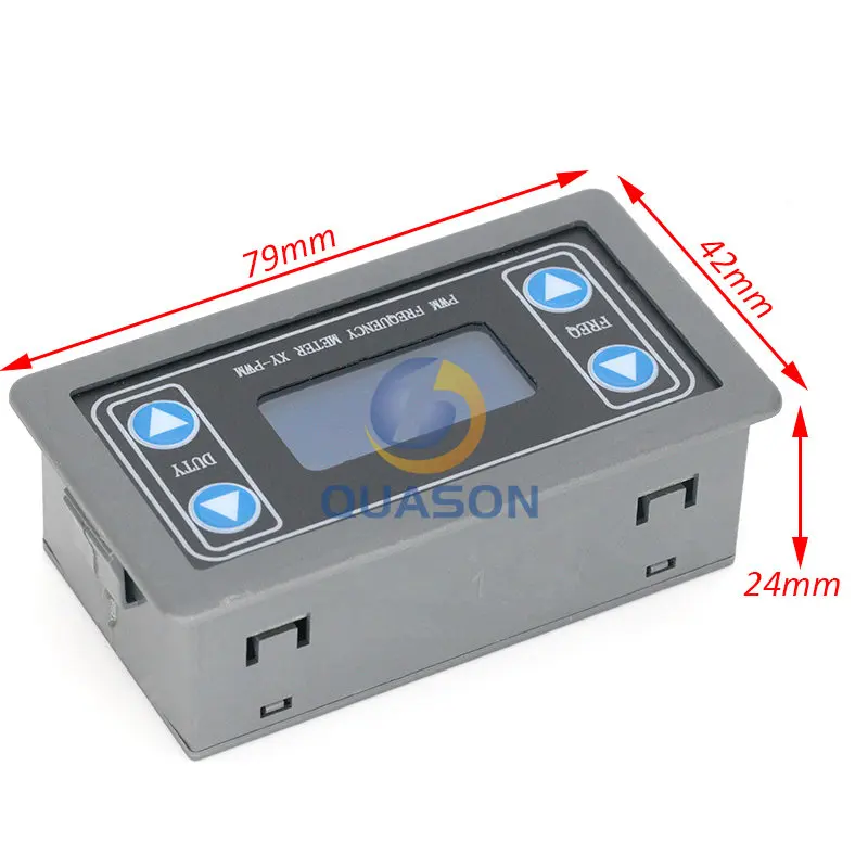 1HZ~150KHZ Signal Generator Digital Display PWM Pulse Frequency Duty Ratio Adjustable Square Wave Rectangular Signal Generator