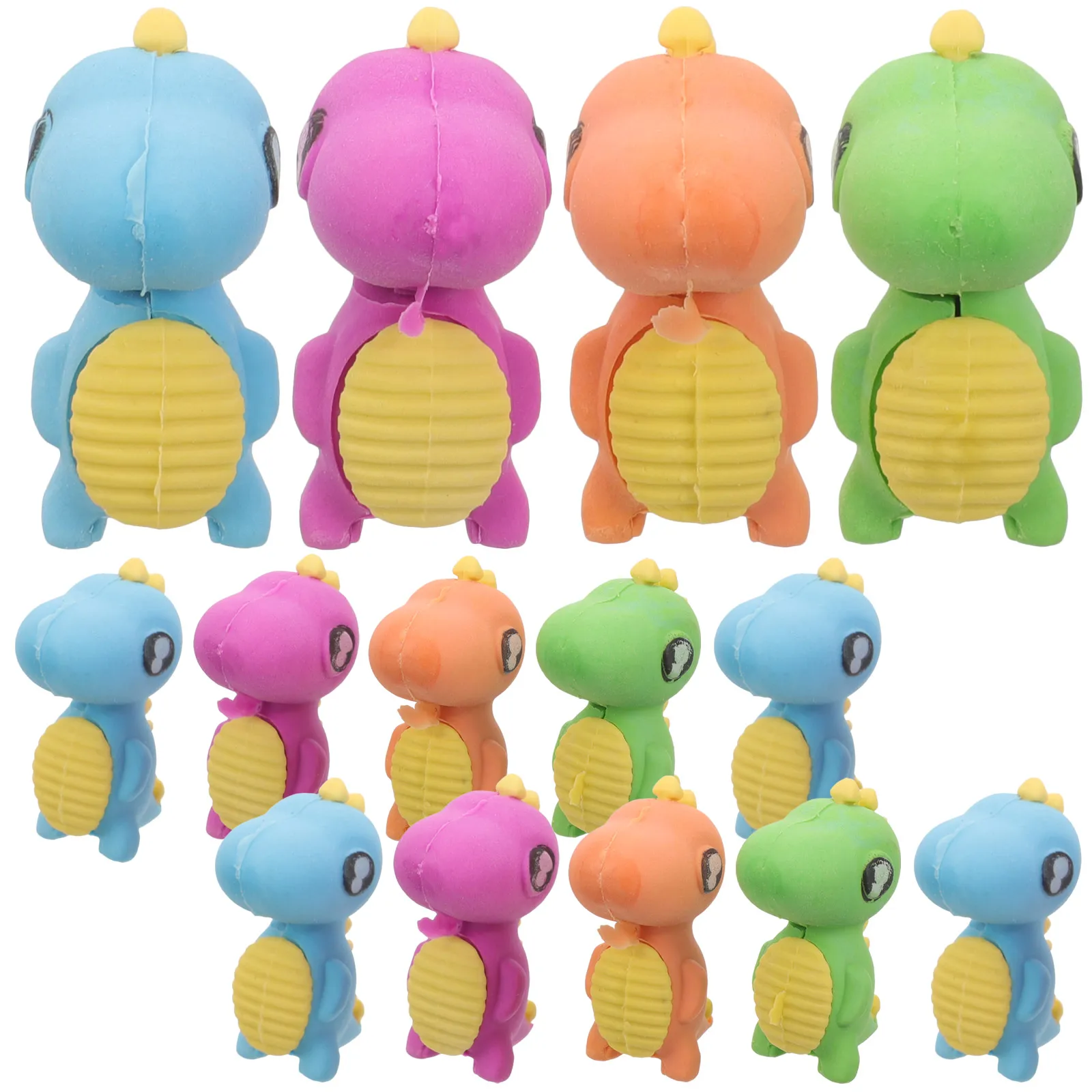 

15 Animal Erasers Mini School Supplies Colorful Detachable Cute Cartoon Kids Toys Giraffe Shaped TPR Material Long Lasting