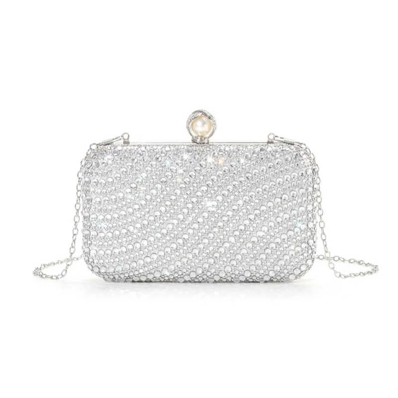 

Сверкающий ослепительный вечерний клатч со стразами, декоративный, сияющий, стильный, изысканный, великолепный, роскошный, стильный, очаровательный для ужина
