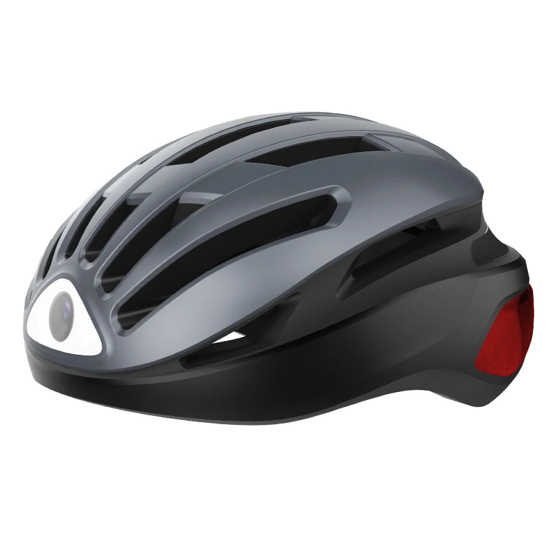 

New Smart Helmet with 4K UHD Camera & BT WIFI Remote Control Functions & Head Light Turning Trail Lights Helmet for Bicycles