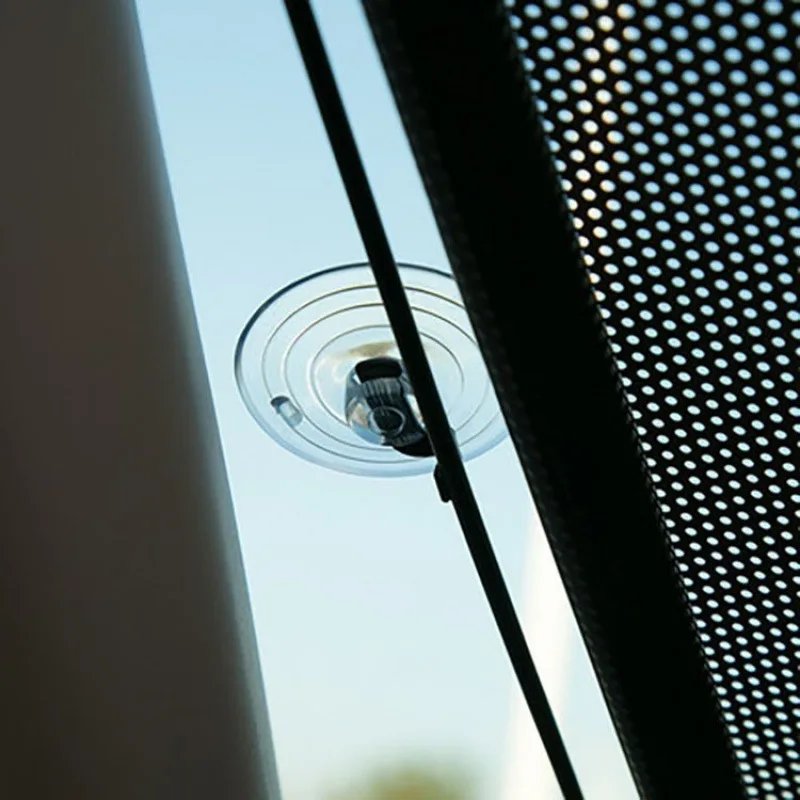 Kitchen Window Blackout Roller Blinds with Slats, Adjustable Living Room Blackout Roller Blinds Without Nails