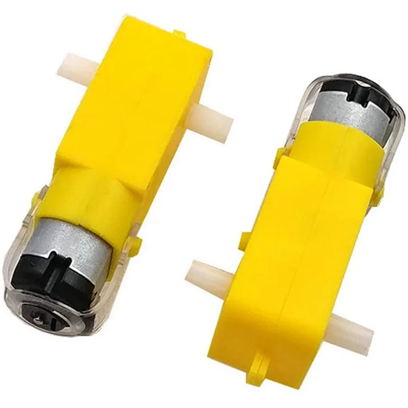 ABKR-60 Pieces DC 70MA (3V) Robot Intelligent Car DIY Dual Shaft Gear TT Motor For Robot Car MCU 7X2.2X1.8Cm