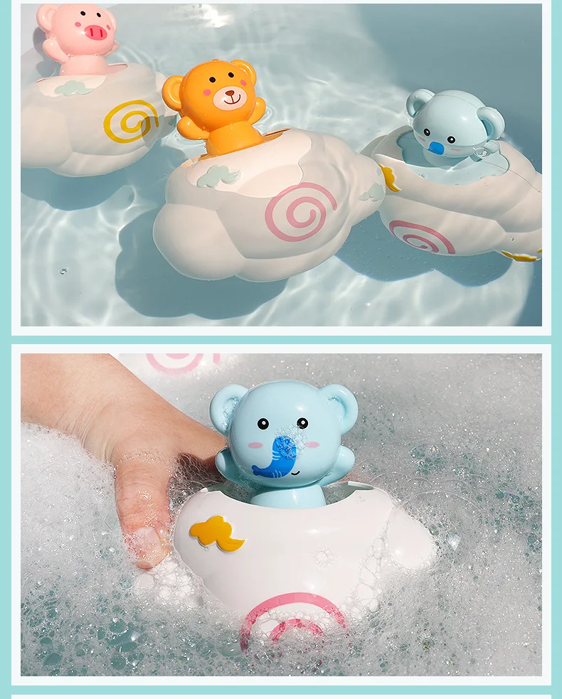 Giocattoli da bagnetto per ragazze e ragazzi, giochi d'acqua per bambini, soffione per baby shower