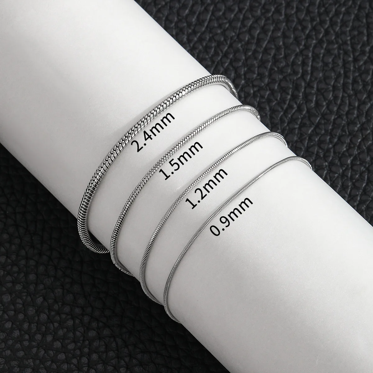 Einfache MÄNNER Edelstahl Quadrat Schlange Knochen Kette Armband Hip-Hop Schmuck Trendy Party Zubehör Armband Für Frauen