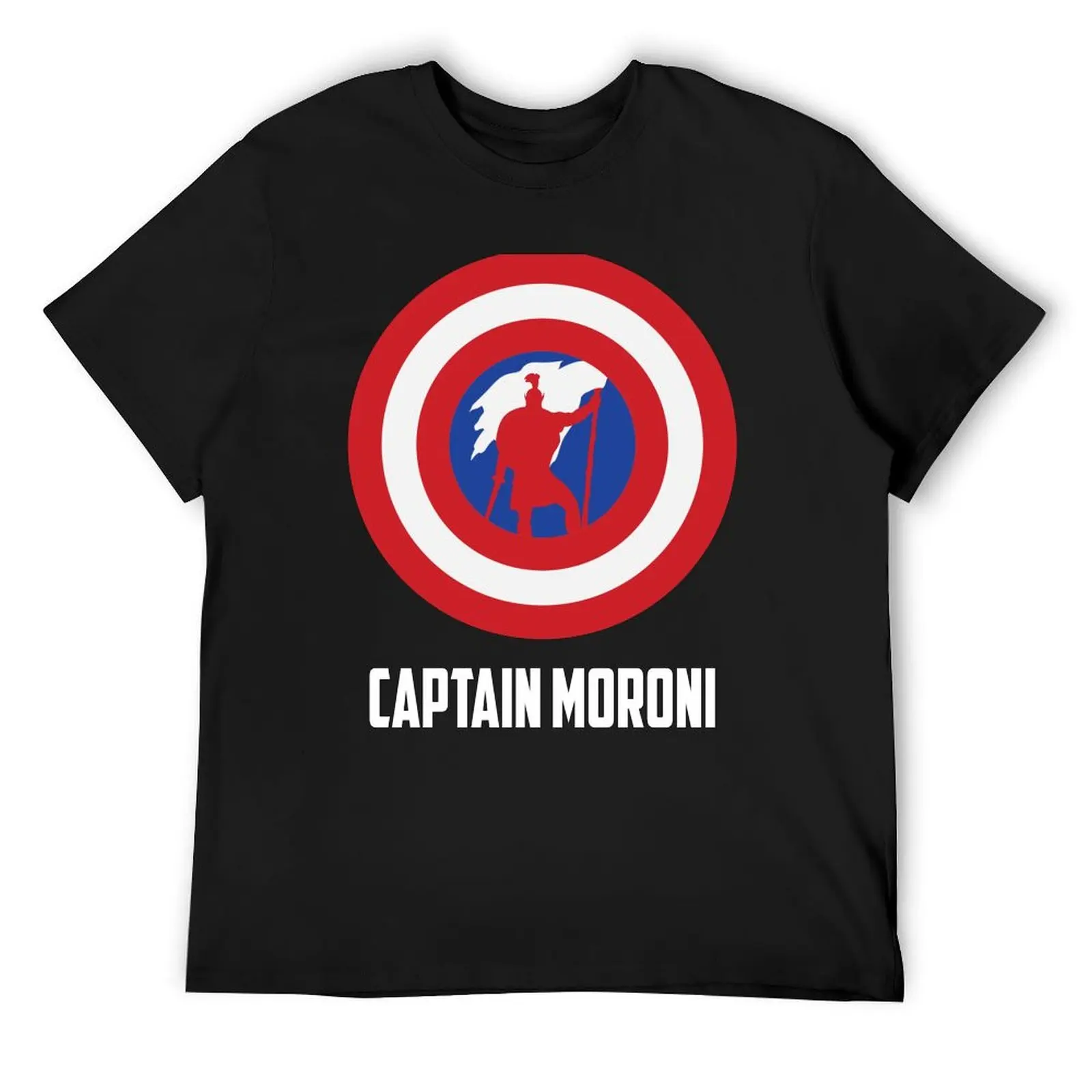 Футболка Mighty Captain Moroni, винтажная одежда, роскошные дизайнерские хлопковые футболки с рисунком, мужские футболки высокого качества