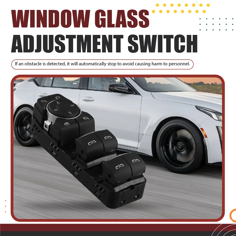 

AB96-84751355 Переключатель управления стеклоподъемником Кнопка контроллера подъема стекла для Cadillac CT5