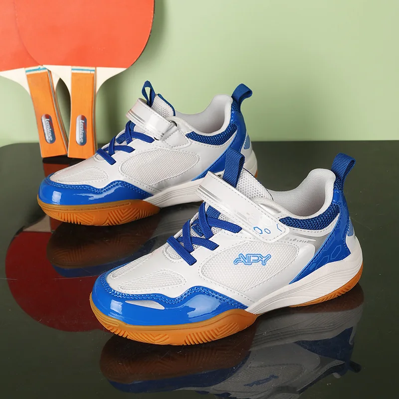 

New Children's Table Tennis Shoes, Outdoor Comfortable Training Badminton Shoes, Men's and Girls' Universal Tennis Shoes