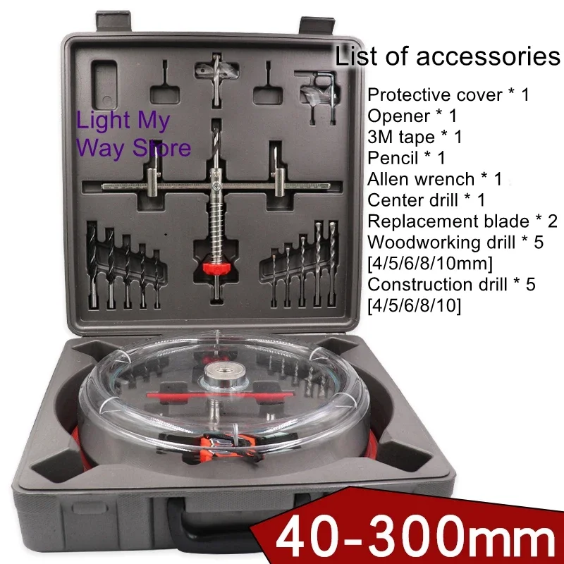 Ağaç İşleme uçak tipi delik açacağı ayarlanabilir raybalama matkap alaşım bıçak ses plastik spot tavan DIY açıklıklar