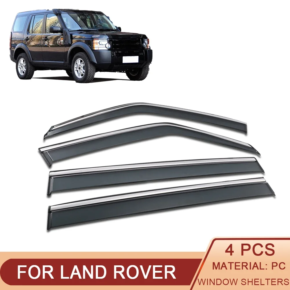 

For LAND ROVER EVOQUE Discovery 3 4 L462 Car Window Sun Rain Shade Visors Shield Shelter Protector Cover Trim Frame Sticker