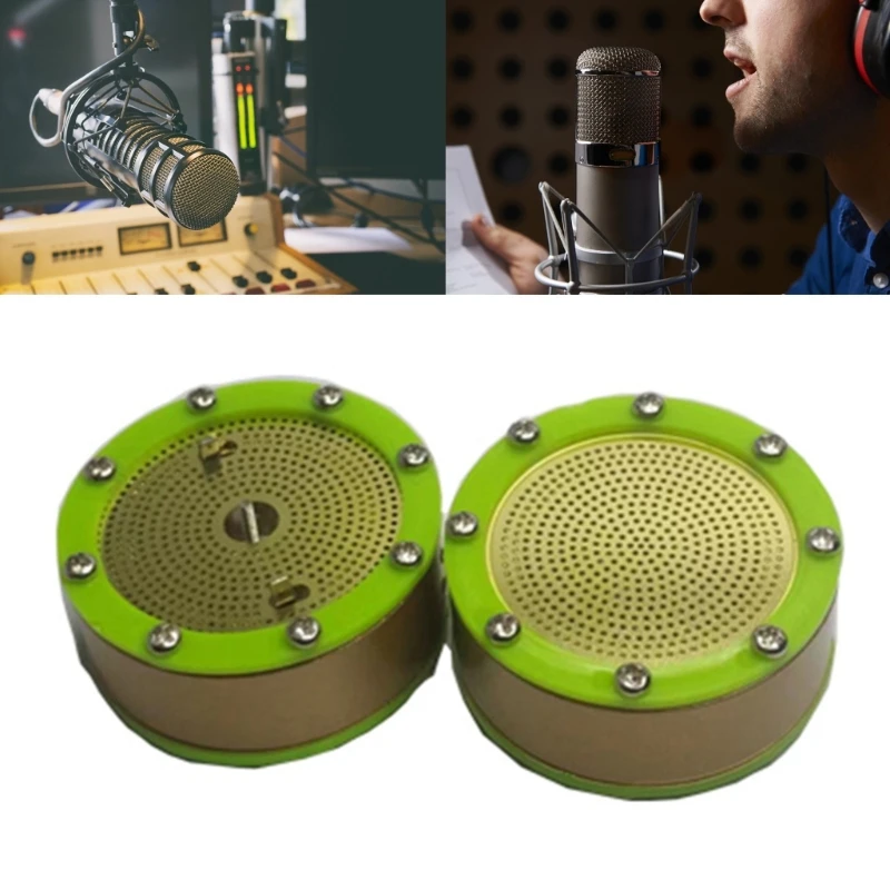 34mm Diameter Microphone Cores Large Diaphragm Highly Sensitivity Cartridge Cores for Studio Recording Condenser Mic