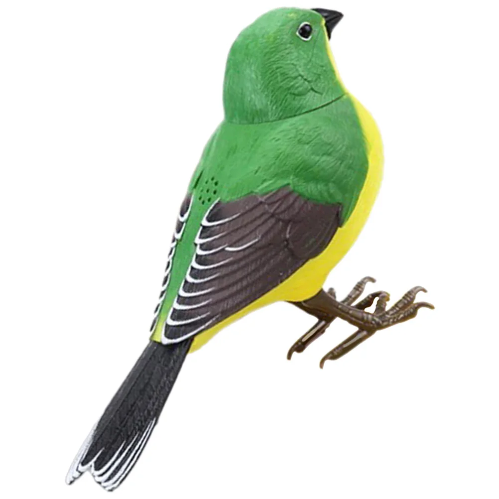 Simulation Voice-controlled Bird Single Finger Clip Watch with Electric Children's Induction Toy Ornament