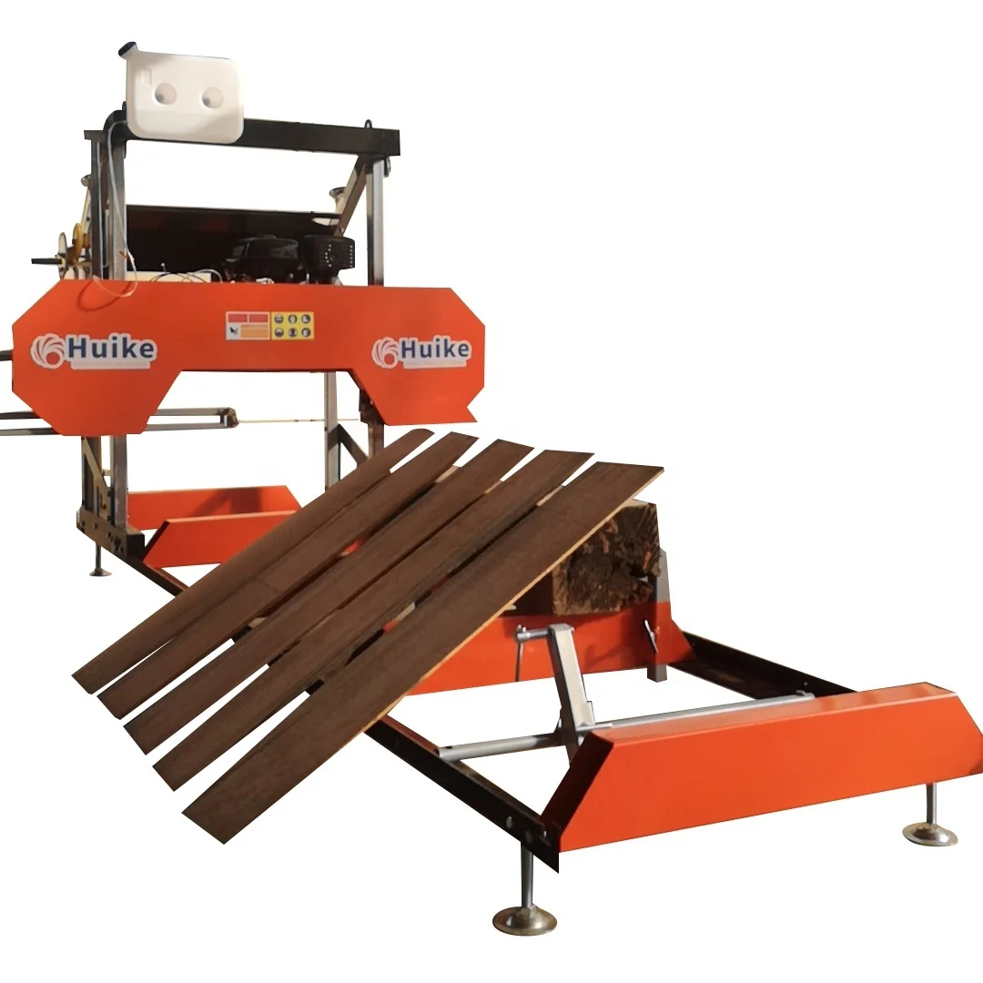 Hines Mini Wood Cutting Saw Mills Log Timber Sawmill / Portable Band Sawmill With Gasoline Or Diesel Engine