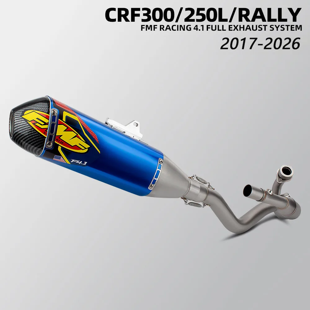 CRF300L Exhaust System For Honda CRF300Rally CRF250L CRF250Rally CRF250/CRF300-L/Rally 2017-2026 Motorcycle Manifold FMF Muffler