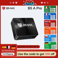 BMAX B5A Pro AMD Ryzen7 5825U 5700U Processor AMD Radeon Graphics 16GB(Support Max 64GB) DDR4 512GB NVMe SSD Windows 11