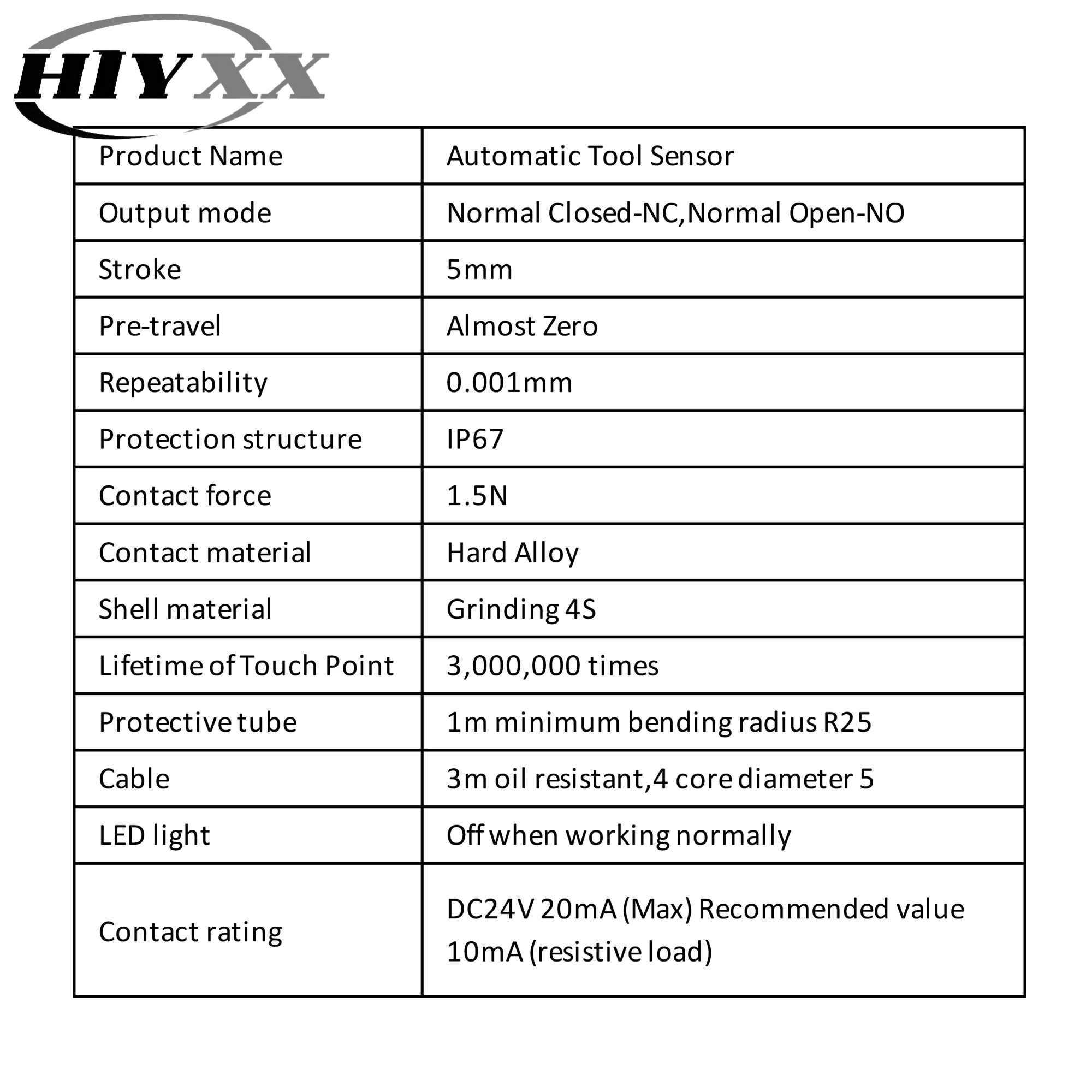 Sensor de ferramenta automática de alta precisão, cnc, eixo z, sensor de imprensa, medidor de configuração, 4 fios, máquina de gravura, roteador cnc