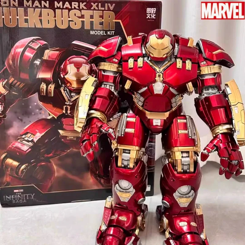 In Stock Original Fondjoy Toy Iron Man Figure Mark Hulkooster Hulkbuster Armor 1/7 Assembly Action Figures Toy Christmas Gift