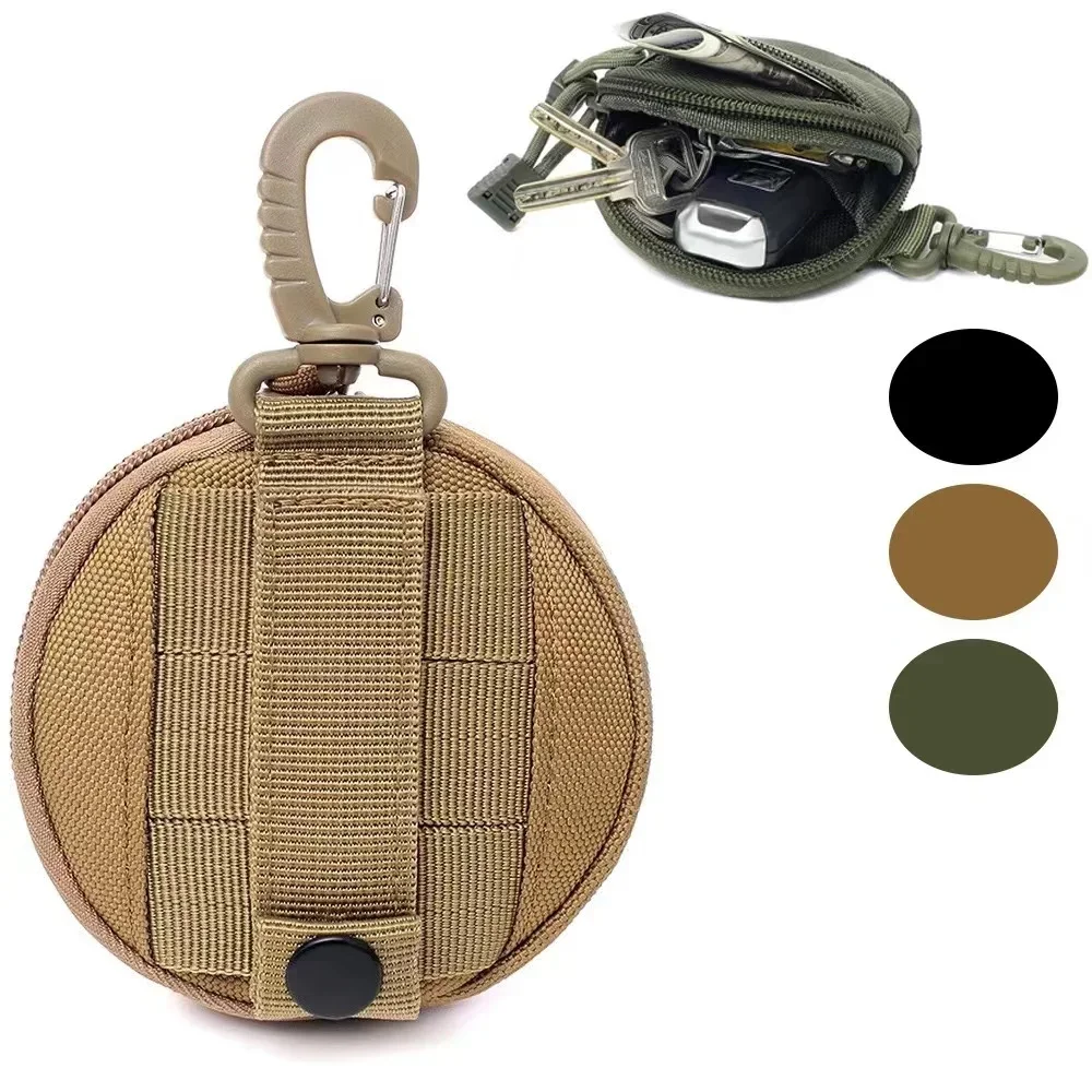 

Outdoor Triangular Buckle Circular Parts Bag Earphone Bag U Disk U Shield Portable Earphone Protection Bag Dropshipping