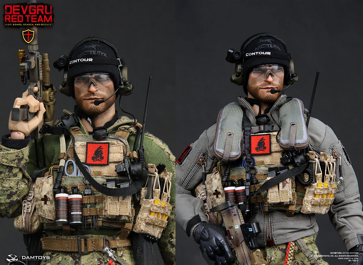 

DAMTOYS DAM 78013 1/6 NAVY Seal Devgru Red Team VBSS 12'' Male Soldier Military Action Figure Full Set Collectible Model Toys