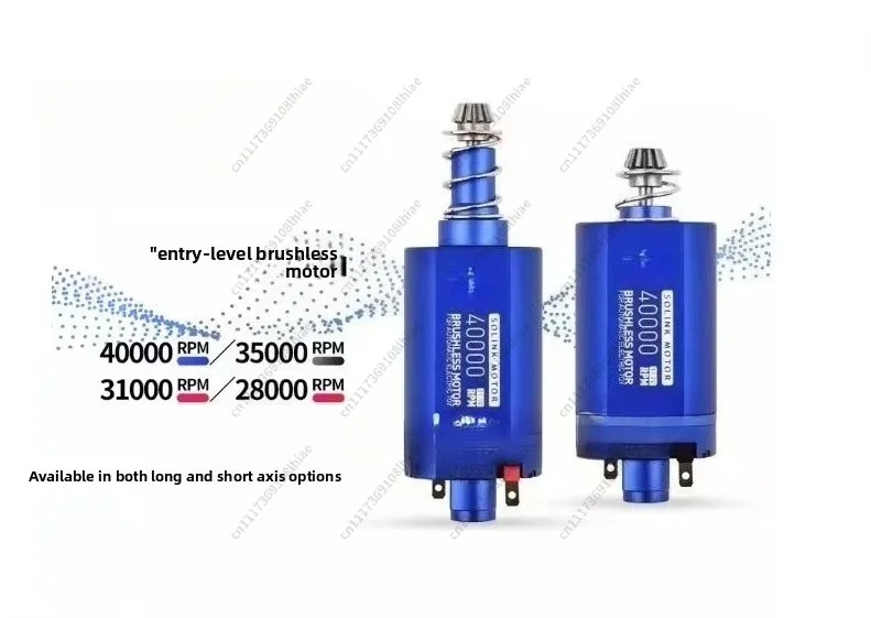 Brushless Motor, High Torque and Low Heat Response Fast 40000RPM Long Axis Motor
