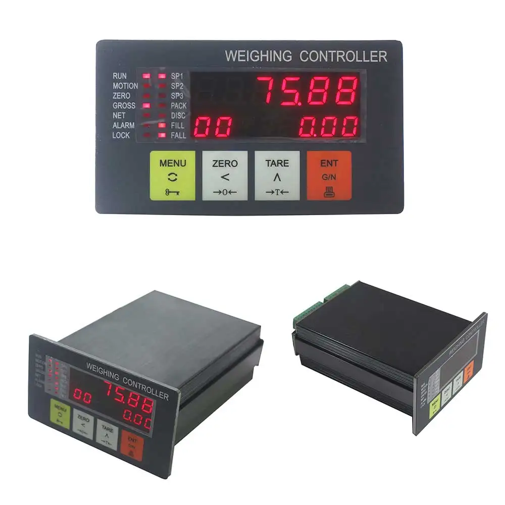 

LED Digital Ration Packing Bagging Controller, 4 Material Ration Weight Packaging Indicator BST106-B66