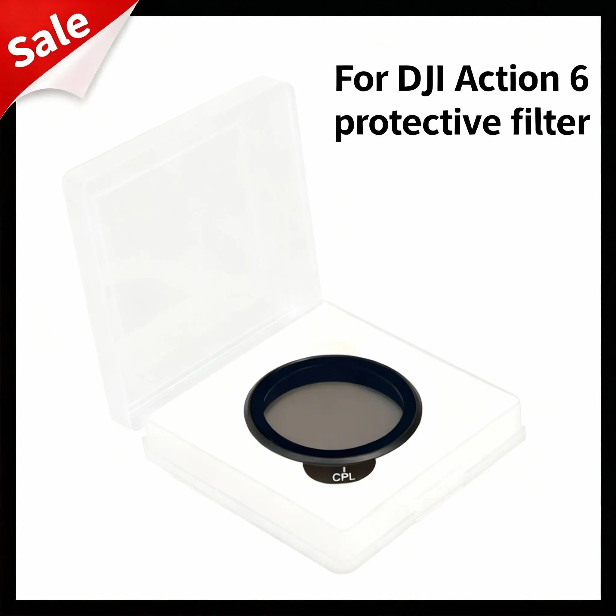 Для DJI Action 6, защитный фильтр, оптическое стекло, креативный комплект фильтров CPL UV, черный, мягкий 1/4 ND8 ND16 ND32 ND64, экшн-камера Acce