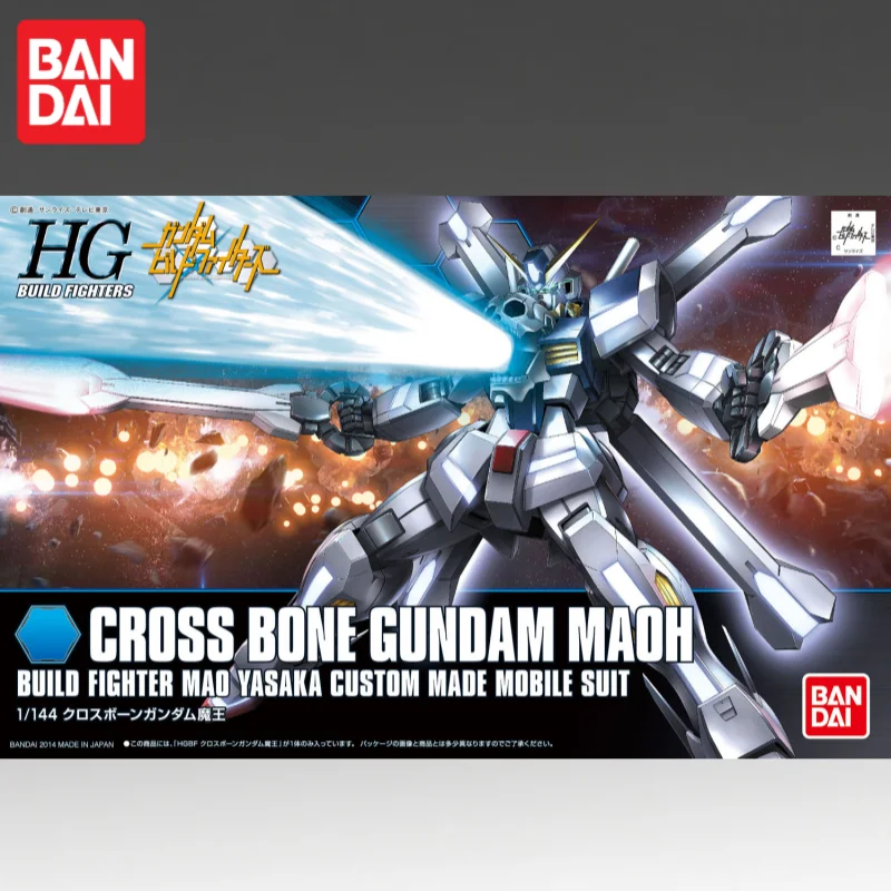 

В наличии: Оригинальная модель Bandai HGBF 1/144 Gundam Crossbone, новая, в коробке, фигурка аниме-персонажа, игрушка-модель.