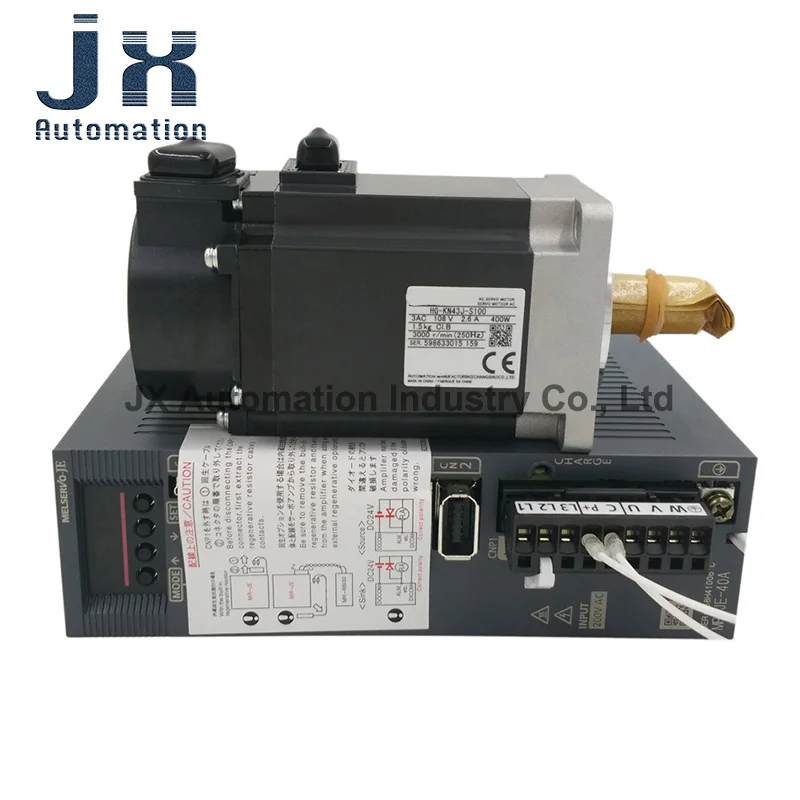 100% baru asli 400W AC Servo Motor Set Drive MR-JE-40A + HG-KN43J-100S