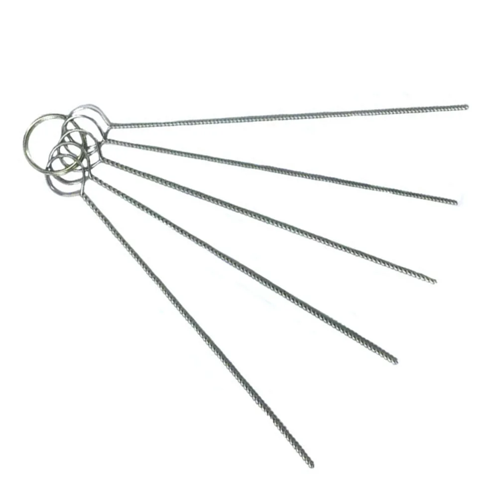 

1 set 1 Set Airbrush Cleaning Tool Kit Premium Alloy Copper Brushes For Nozzle Blockage Removal Airbrush Spray Cleaning Set Art